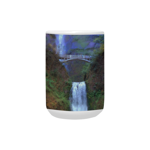 Multnomah falls Custom Ceramic Mug (15OZ)