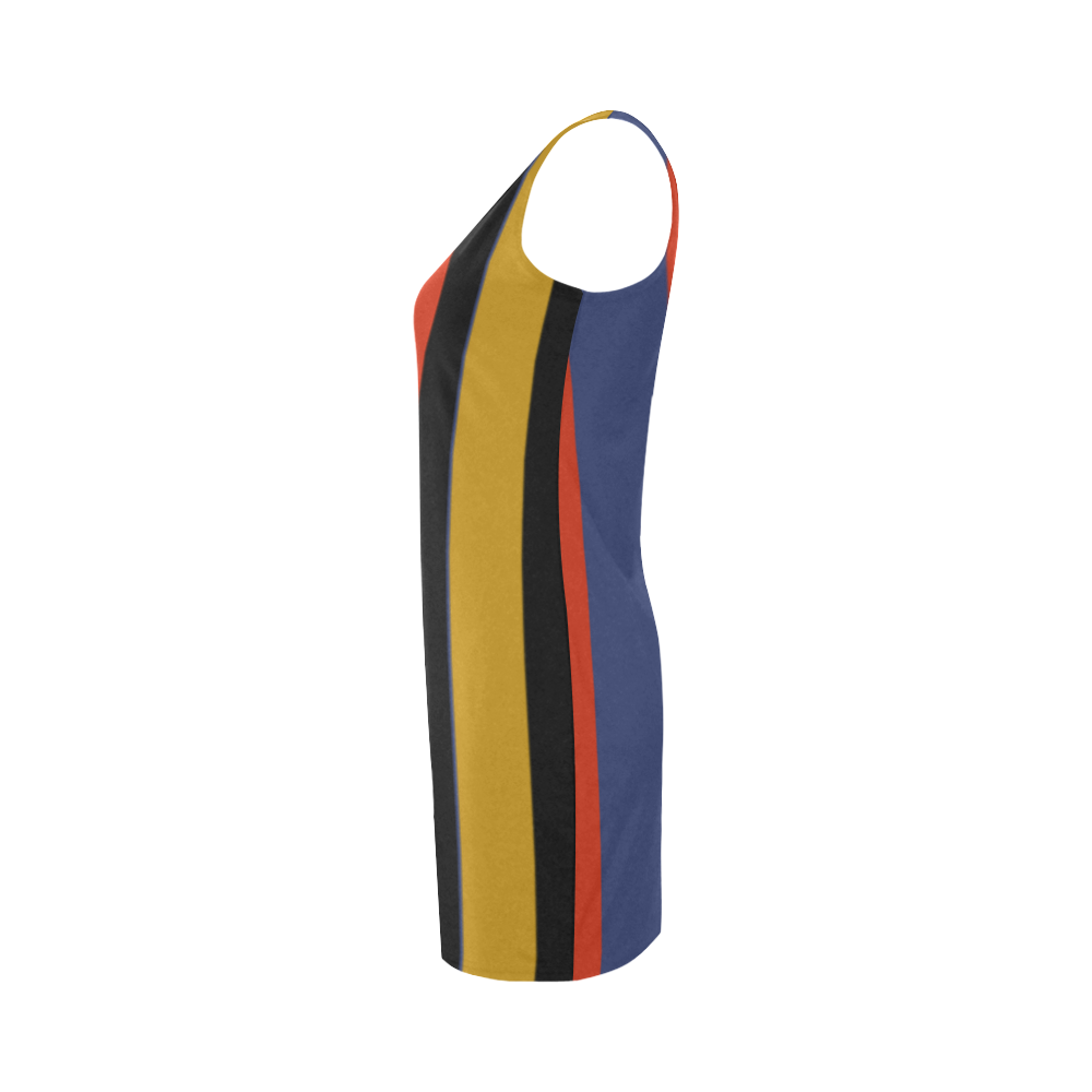 Elegant Stripes Medea Vest Dress (Model D06)