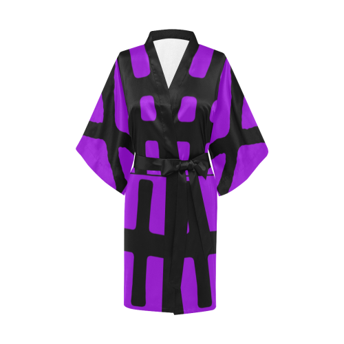 NUMBERS Collection Symbols/Purple Kimono Robe