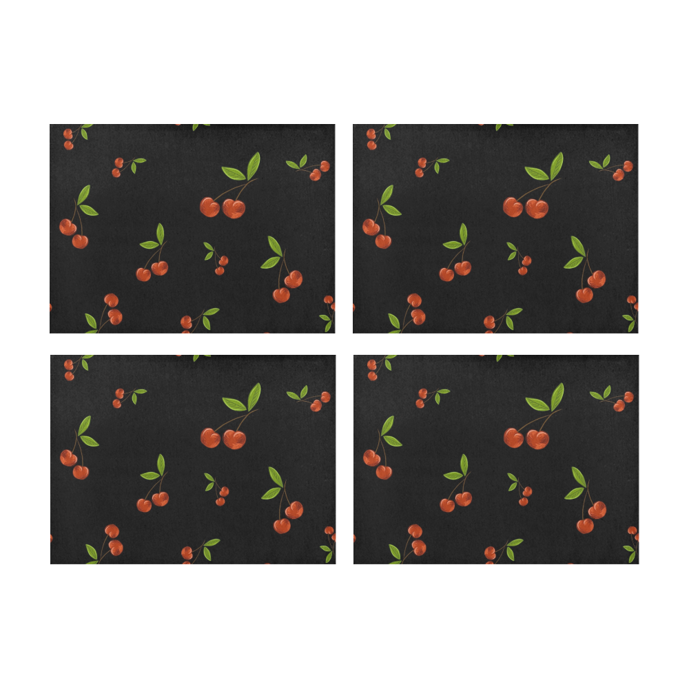 Red Cherries Placemat 14’’ x 19’’ (Set of 4)