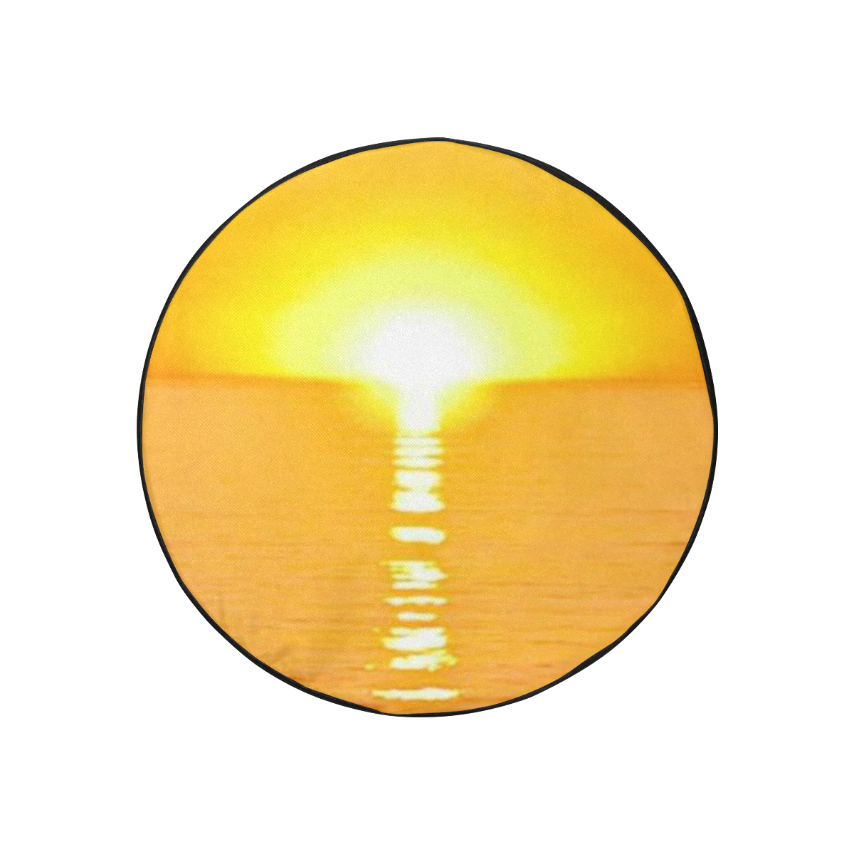 Yellow Sunset 30 Inch Spare Tire Cover