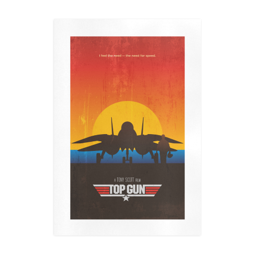 Top Gun Art Print 19‘’x28‘’