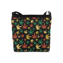 Cannabis Pattern Crossbody Bags (Model 1613)