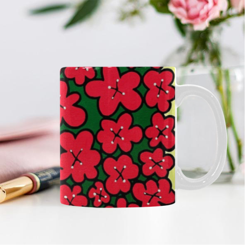 Bougainvilleas White Mug(11OZ)