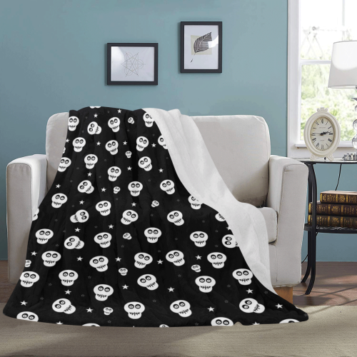Star Skulls Ultra-Soft Micro Fleece Blanket 60"x80"