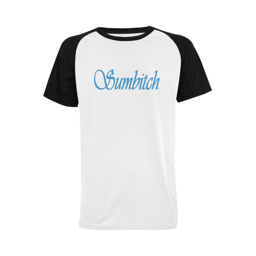 sumbitch Men's Raglan T-shirt Big Size (USA Size) (Model T11)