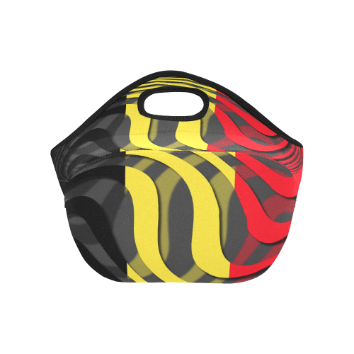 The Flag of Belgium Neoprene Lunch Bag/Small (Model 1669)