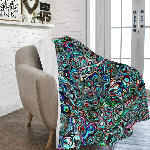 VanGogh Swirl- Jera Nour Ultra-Soft Micro Fleece Blanket 60"x80"