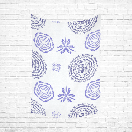 geometric fantasy Cotton Linen Wall Tapestry 60"x 90"