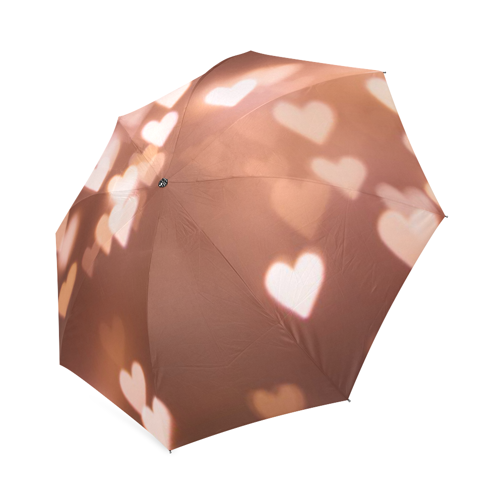 heart umbrella Foldable Umbrella (Model U01)