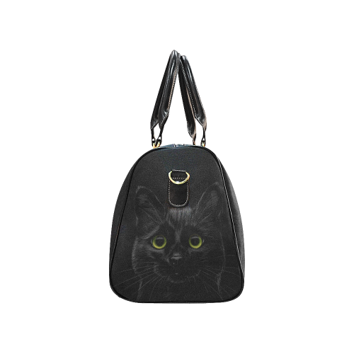 Black Cat New Waterproof Travel Bag/Small (Model 1639)