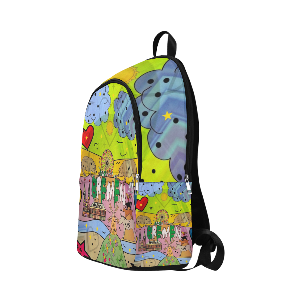 Bremen by Nico Bielow Fabric Backpack for Adult (Model 1659)