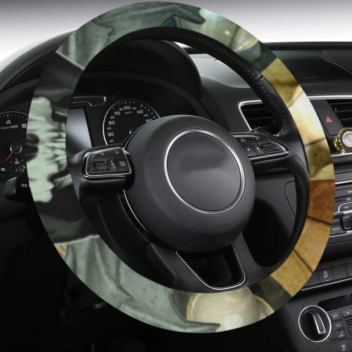 Awesome scary skull Steering Wheel Cover with Anti-Slip Insert