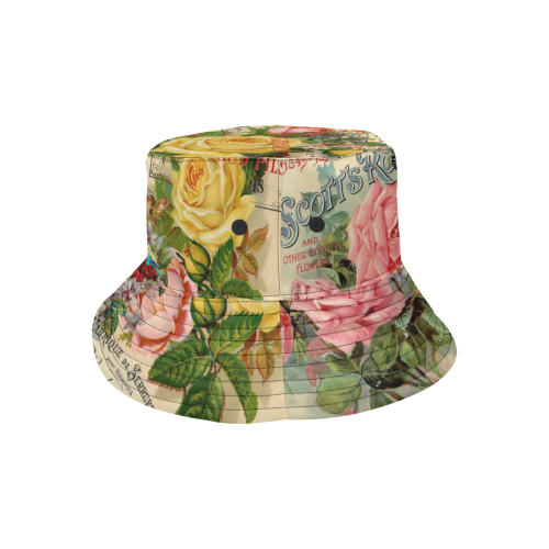 Scott's Roses All Over Print Bucket Hat