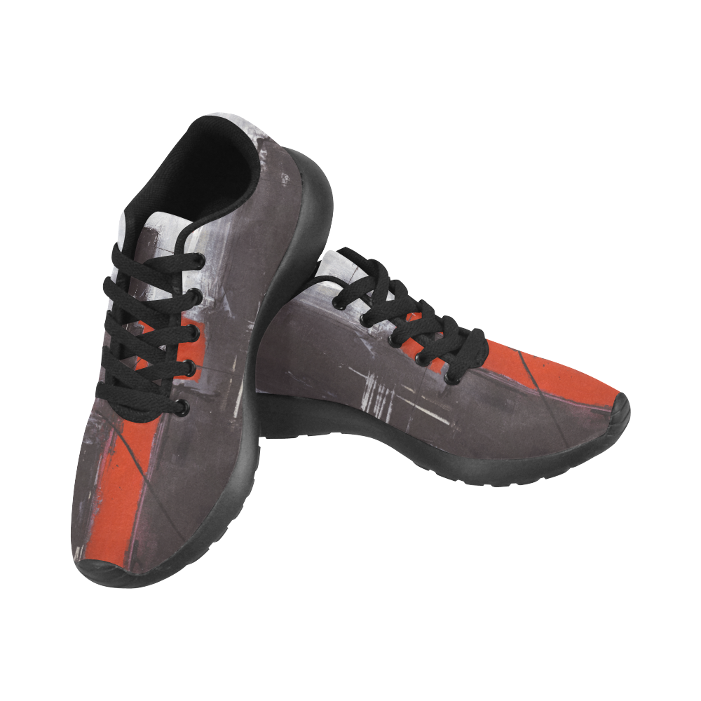 Black & red Men’s Running Shoes (Model 020)