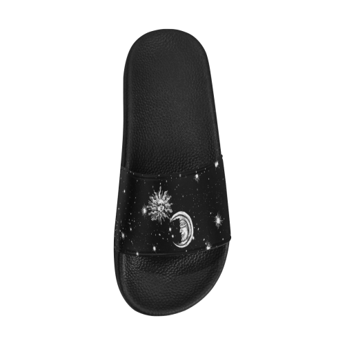 Mystic Stars, Moon and Sun Men's Slide Sandals (Model 057)