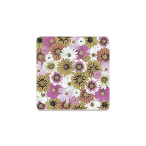 Spring Time Flowers 4 Square Coaster