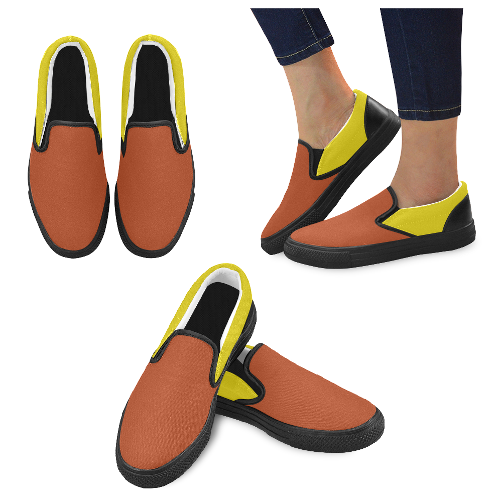 204 Men's Unusual Slip-on Canvas Shoes (Model 019)
