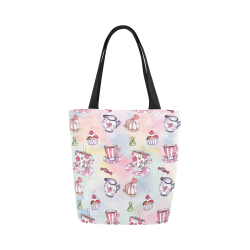 Coffee and sweeets Canvas Tote Bag (Model 1657)