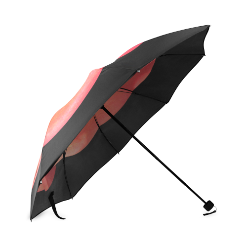 Orange Calla Lily Foldable Umbrella (Model U01)
