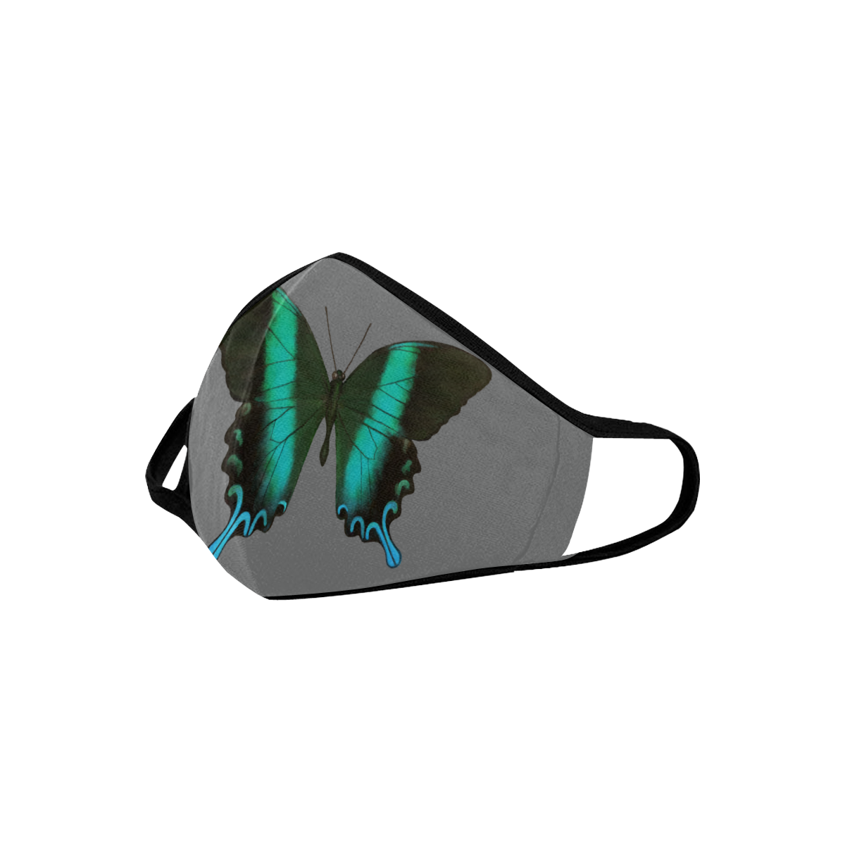 Papilio blumei butterfly painting Mouth Mask