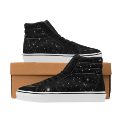 Stars in the Universe Women's High Top Skateboarding Shoes/Large (Model E001-1)