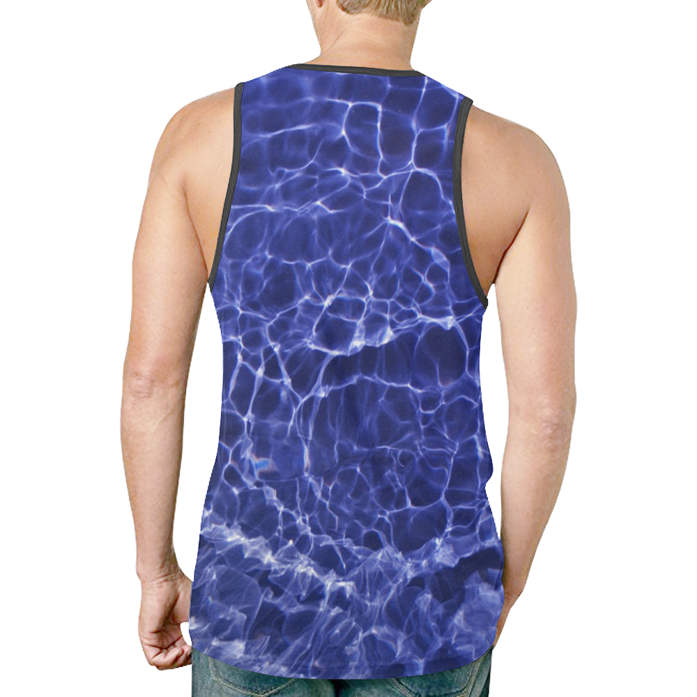 Rattled Water New All Over Print Tank Top for Men (Model T46)