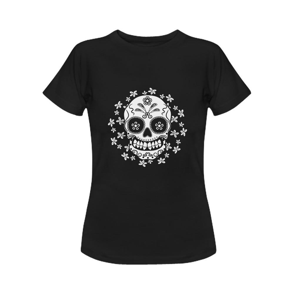 Sugar Skull Women's Classic T-Shirt (Model T17）