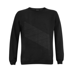 NUMBERS Collection 1234567 Flag Black/Matt Gildan Crewneck Sweatshirt(NEW) (Model H01)