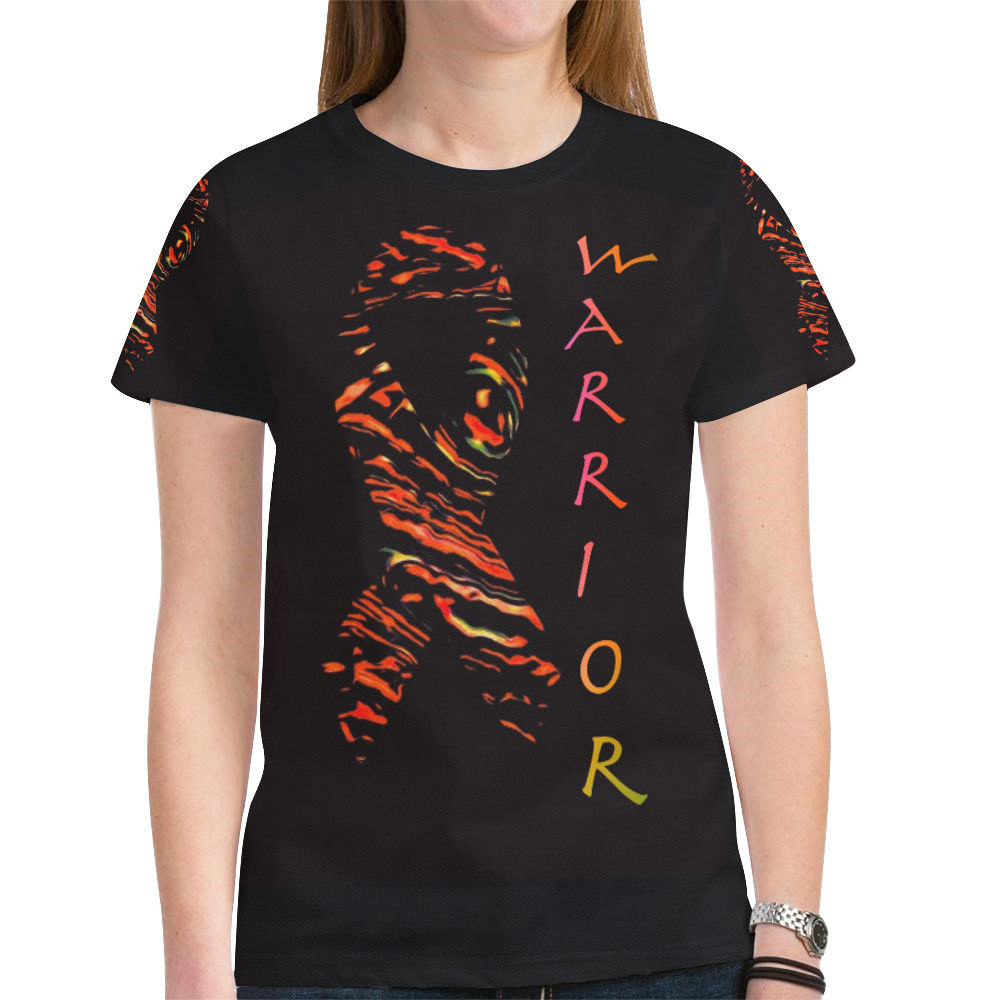 Womensorange_warrior New All Over Print T-shirt for Women (Model T45)