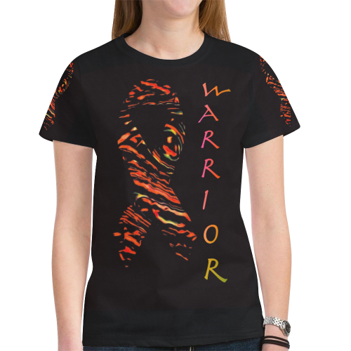 Womensorange_warrior New All Over Print T-shirt for Women (Model T45)