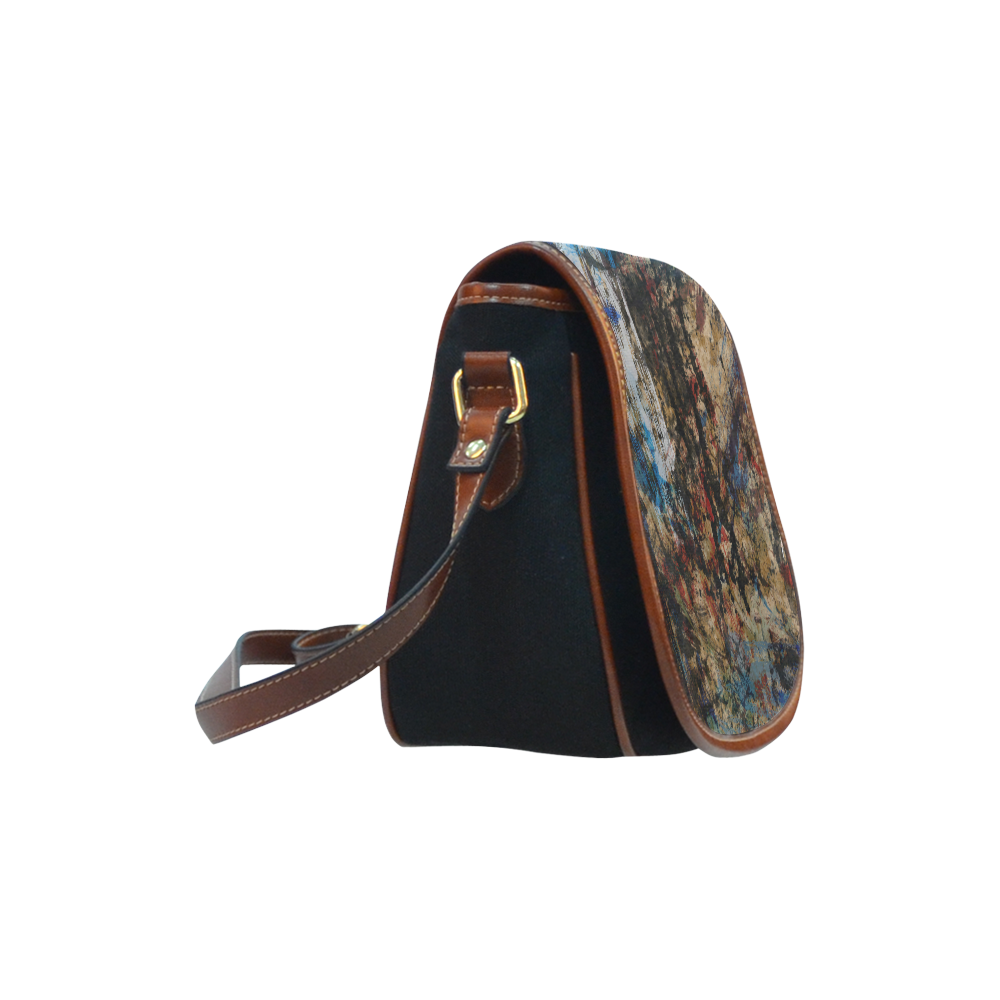 EMOTIONAL Saddle Bag/Small (Model 1649)(Flap Customization)