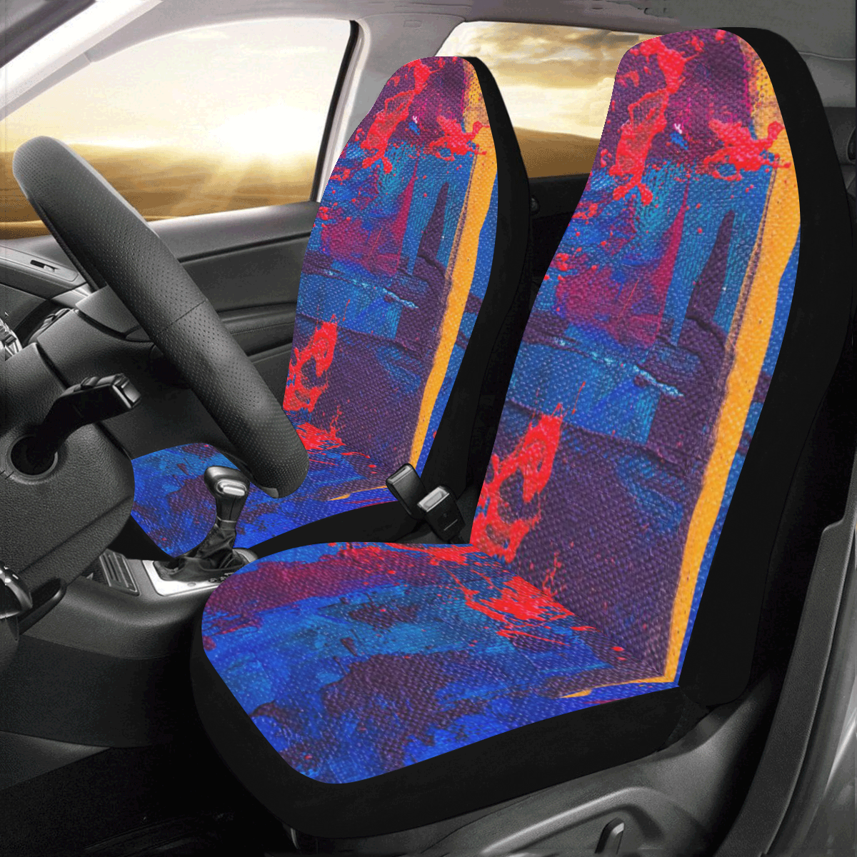 oil_l Car Seat Covers (Set of 2)