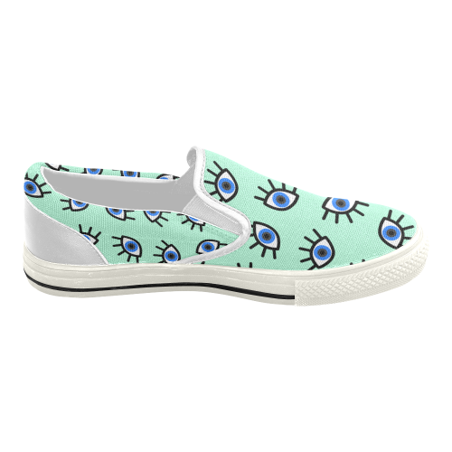 Ojos Women's Slip-on Canvas Shoes (Model 019)