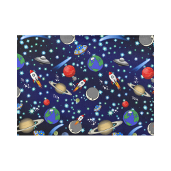 Galaxy Universe - Planets,Stars,Comets,Rockets Placemat 14’’ x 19’’