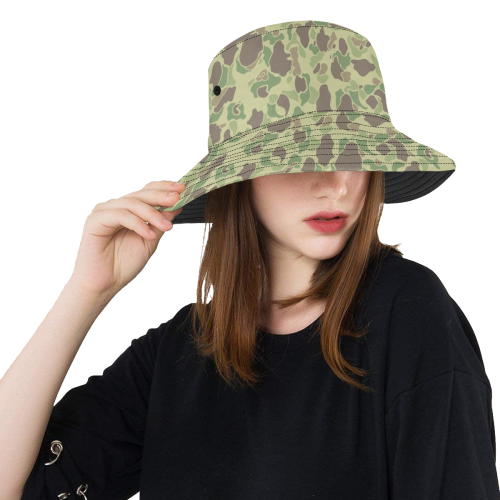 US duck hunter summer camouflage All Over Print Bucket Hat