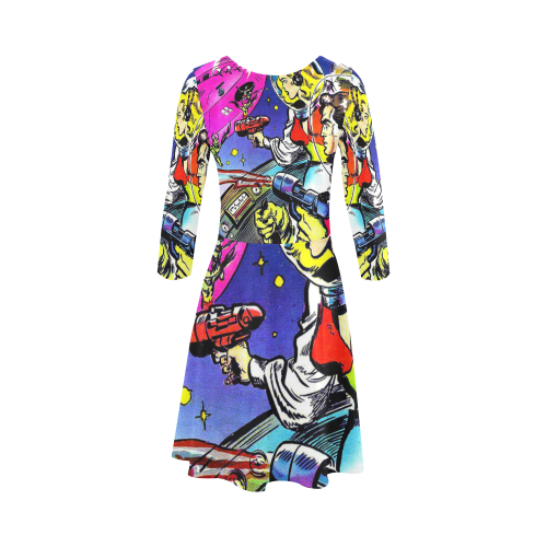 Battle in Space 2 3/4 Sleeve Sundress (D23)