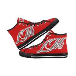 LM Red and Black Vancouver H Men's Canvas Shoes/Large (1013-1)