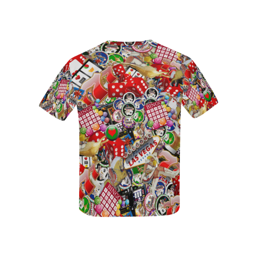 Gamblers Delight - Las Vegas Icons Kids' All Over Print T-shirt (USA Size) (Model T40)