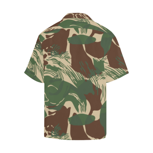 Rhodesian Brushstroke Camouflage v2 Hawaiian Shirt (Model T58)