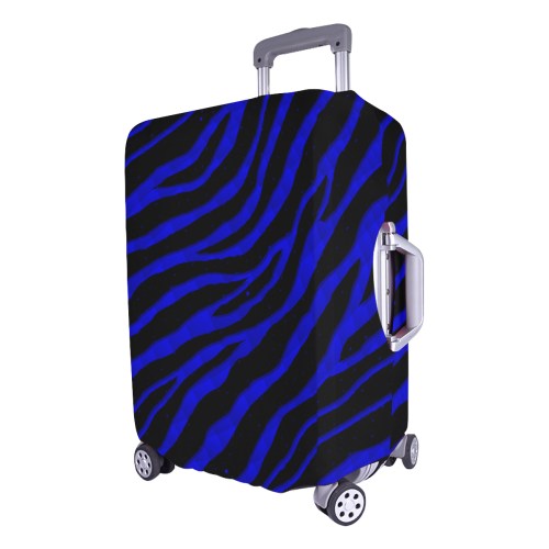 Ripped SpaceTime Stripes - Blue Luggage Cover/Large 26"-28"
