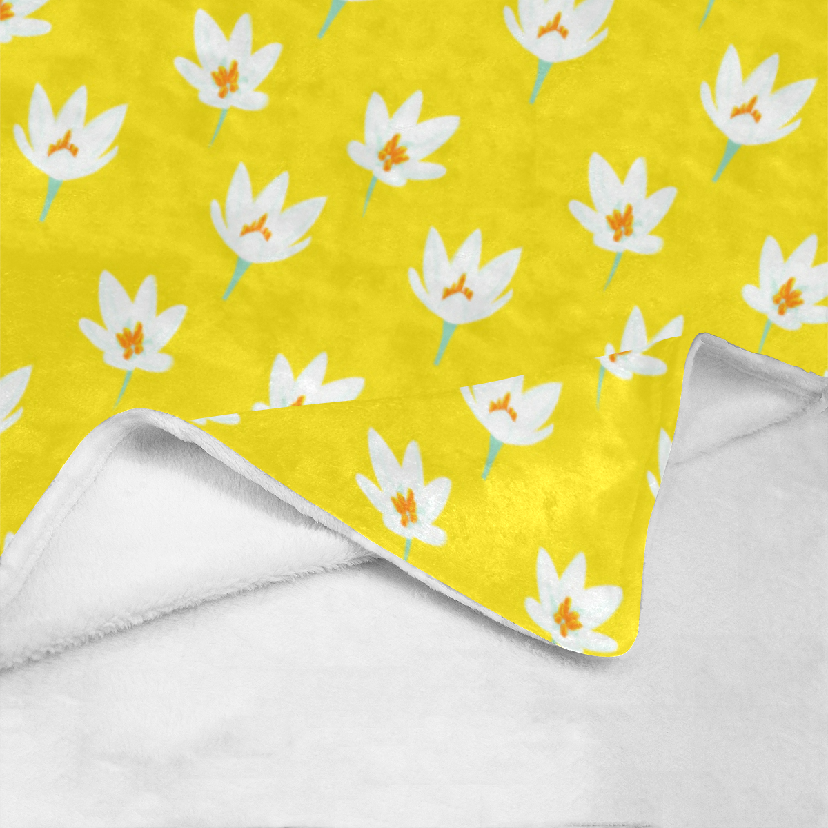RL Yellow Ultra-Soft Micro Fleece Blanket 40"x50"