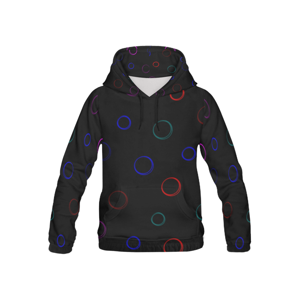 Aluminium circles All Over Print Hoodie for Kid (USA Size) (Model H13)