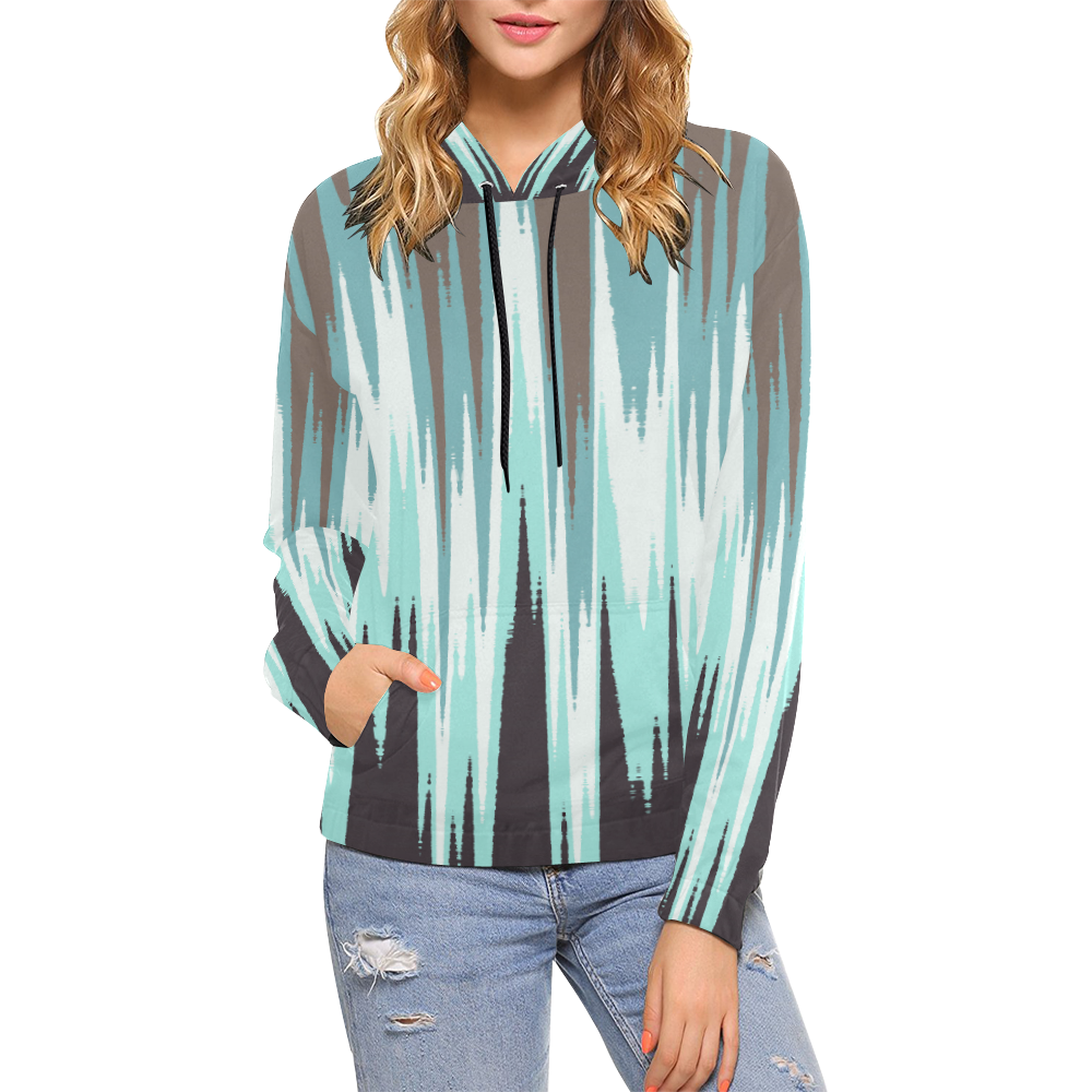 MUDDYWATER All Over Print Hoodie for Women (USA Size) (Model H13)