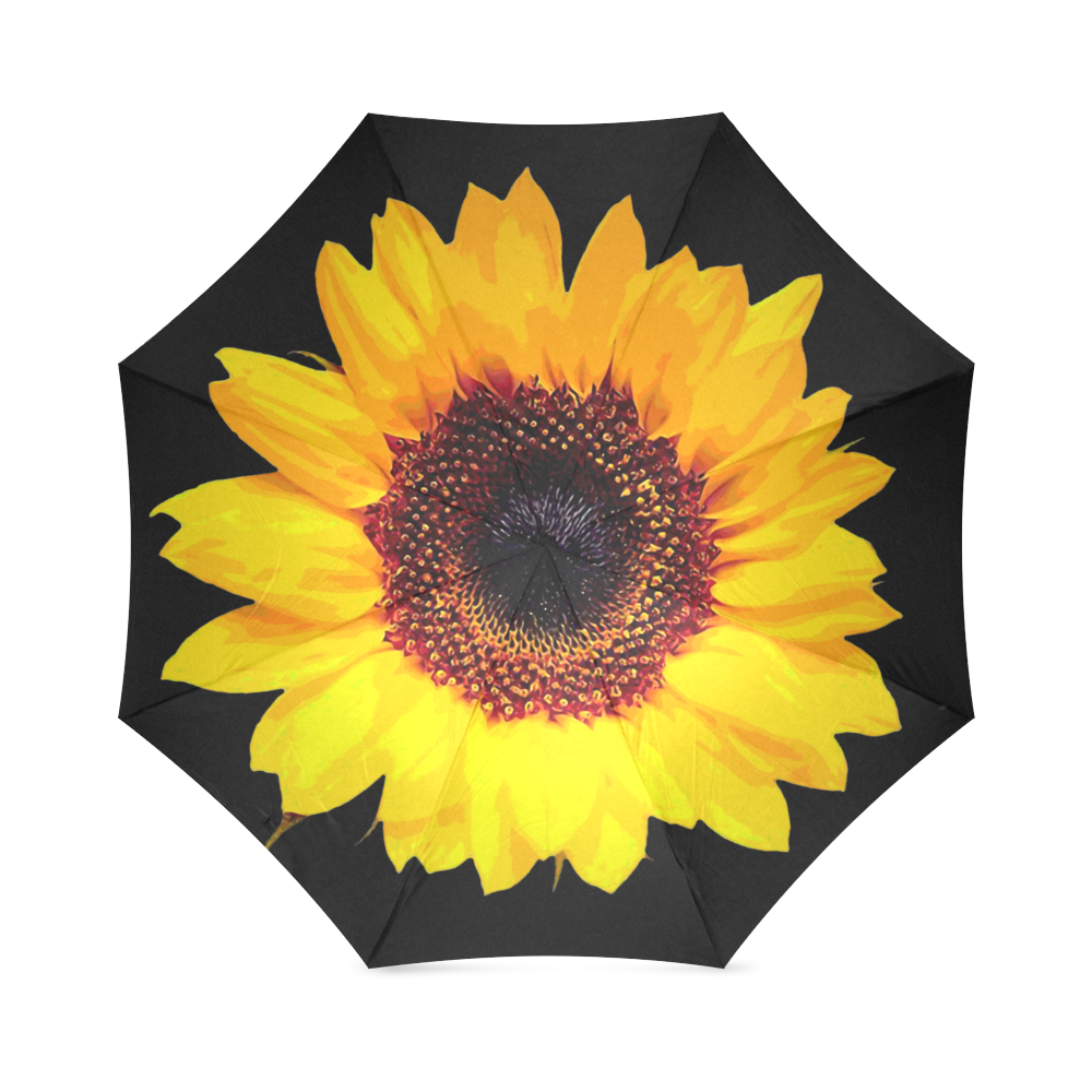 Sunny Sunflower - The Nature Is Shining Foldable Umbrella (Model U01)