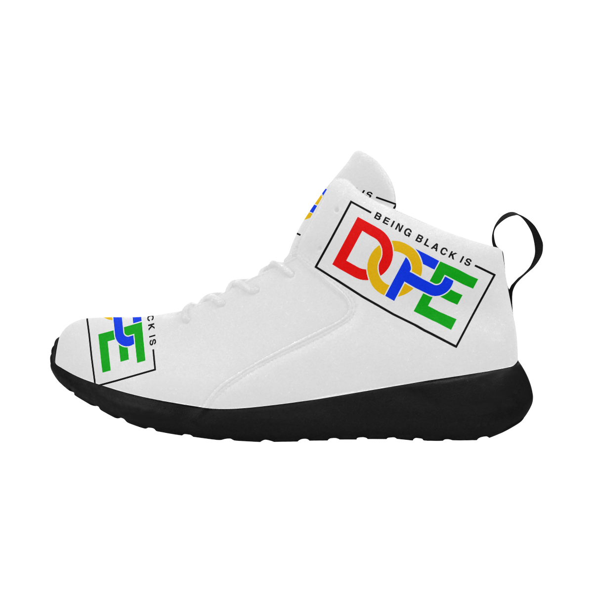 BEING BLACK IS DOPE Women's Chukka Training Shoes (Model 57502)