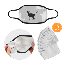 Cats KITTY Mouth Mask (15 Filters Included) (Non-medical Products)