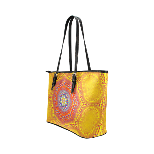 Face to Face Leather Tote Bag/Large (Model 1651)