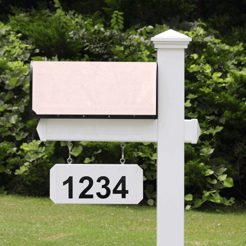 color misty rose Mailbox Cover