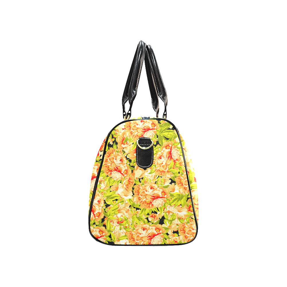 Colorful Flower Pattern New Waterproof Travel Bag/Large (Model 1639)